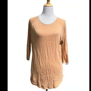 Lularoe Mens Randy baseball orange vintage t